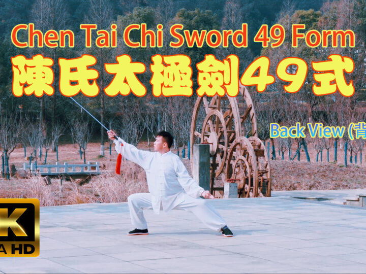 Chen Tai Chi Sword 49 Form (Back View) 陈氏49式太极剑  (背面 )